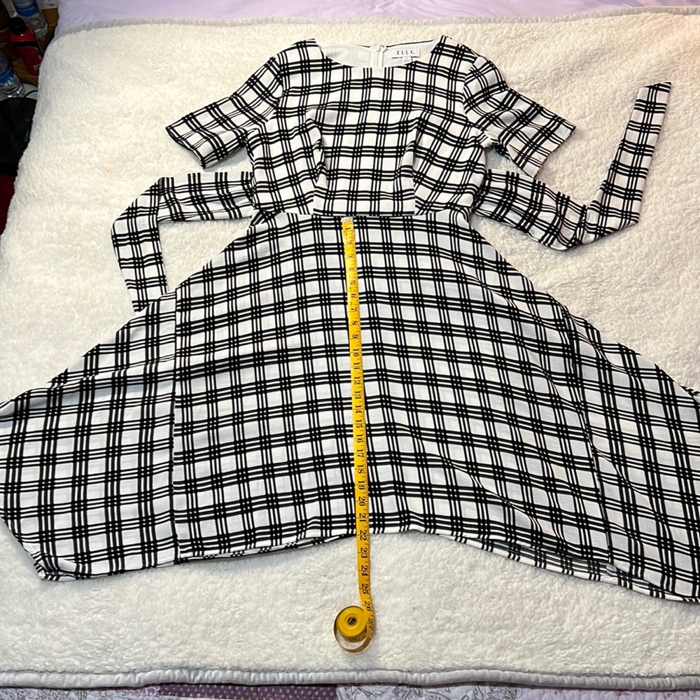 Very unique cut dress.